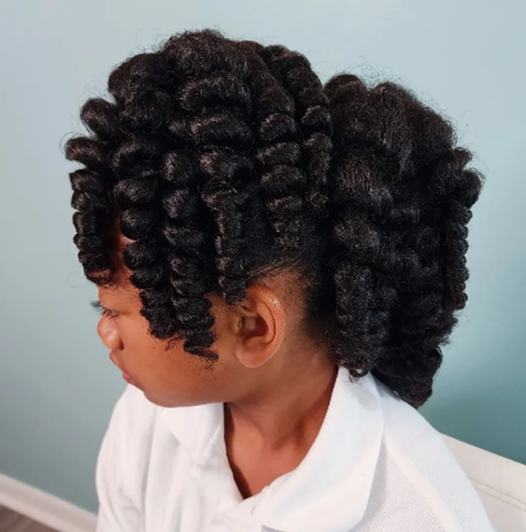 Spring Mixed Little Girls Hairstyle
