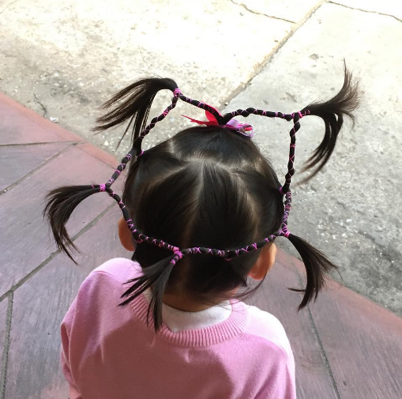 Starfish Mixed Little Girls Hairstyle