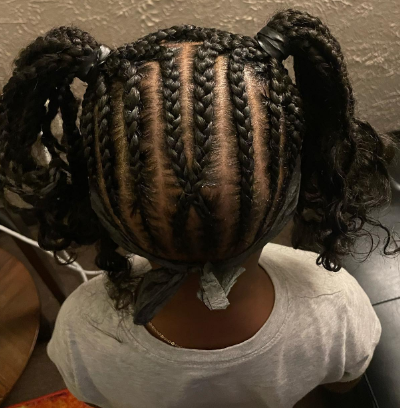Stitch Braids 10 Years Old Black Girl Hair Style