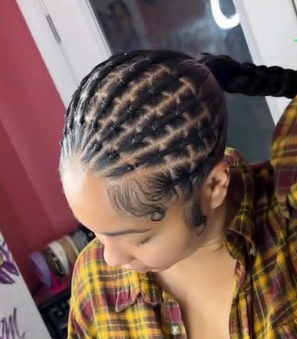 Stunning Rubber Band Hairstyle