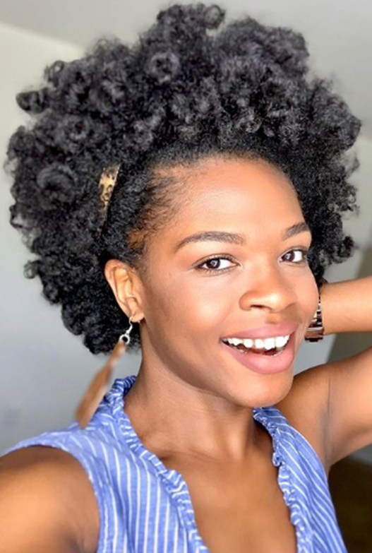Tapered Puff Easy And Natural Hairstyle For Black Women