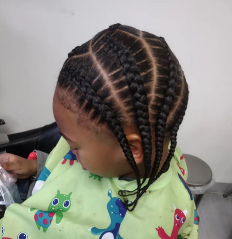 Toddlers Style Little Boy Braids