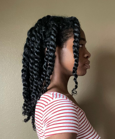 Twist Out Curls Natural Hairstyle