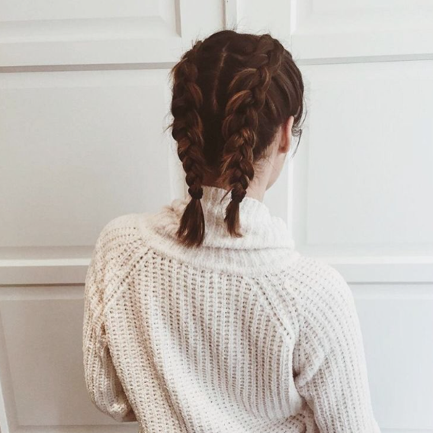 Two Braid Short Hairstyle