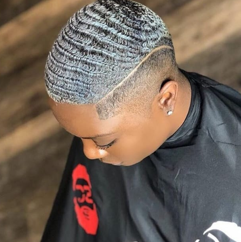 Waves Fresh Fade Haircut For Black Women