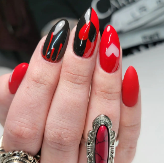 harley queen nail art