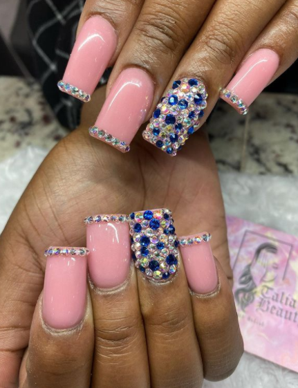diamond nails designs