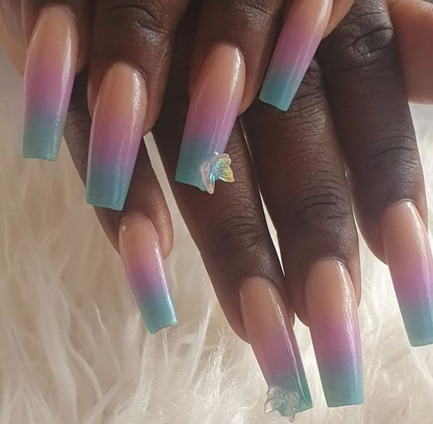 acrylic ombre nail designs