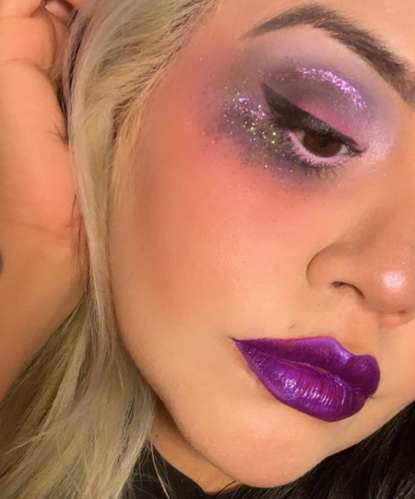 purple makeup looks