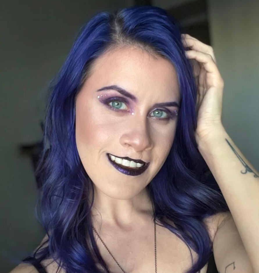 purple makeup looks