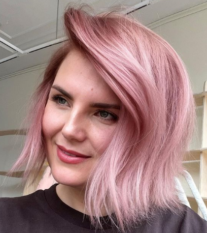 Amazing Pastel Pink Hair