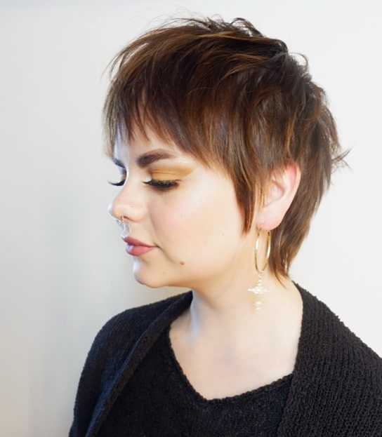 Baby Mullet Short Shaggy Haircuts For Women