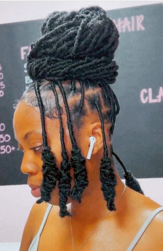 Beautiful Braids Twisted Soft And Distressed Faux Locs