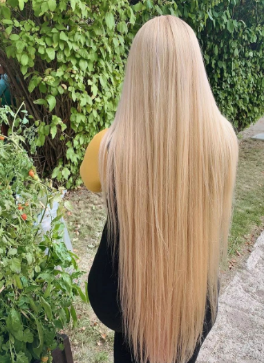 Beige Stylish Long Blonde Hairstyle