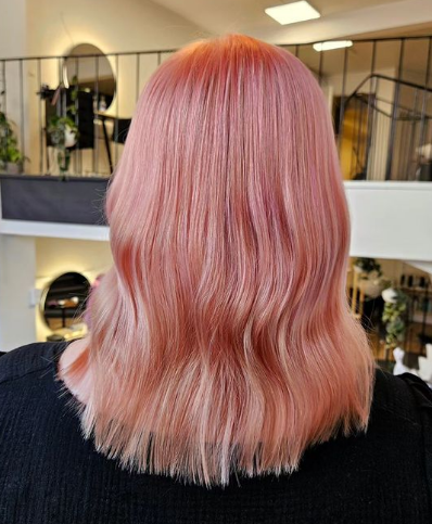Bleaching Pastel Pink Hair