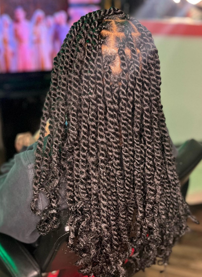 Boho Fulani Marley Twist Hairstyle