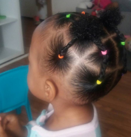 Box Braids Little Black Girl Hairstyle