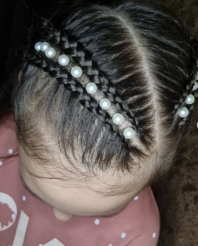 Braids With Beads Cute hairstyle