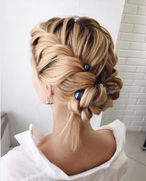 Braids With Beads Prom Hairstyles 