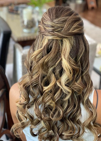 Bridal Shower Updo Hairstyle