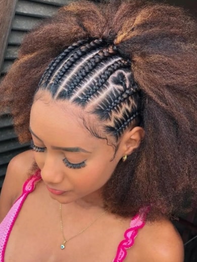 Buff Braided Hairstyle For Black Girls