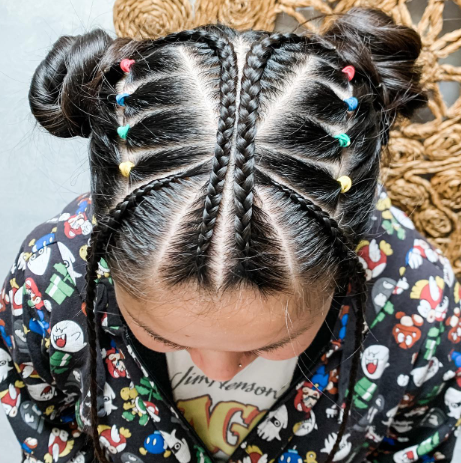 Butterfly Style Little Girls Hairstyles