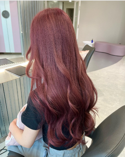 Cherry Brown Hair With Red Highlights