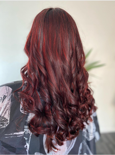 Chilli And Chocolate Dreams Brown Hair With Red Highlights