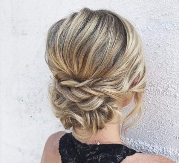 Classic Braids Updo With Prom Hairstyles
