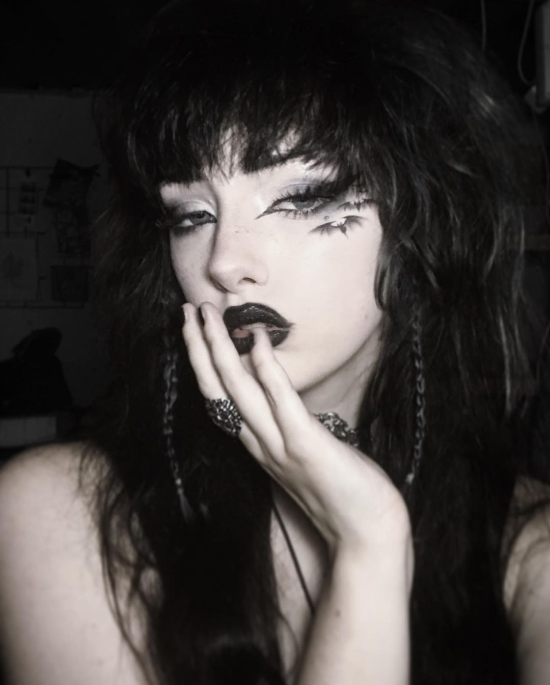 Classic Gothic Makeup Look