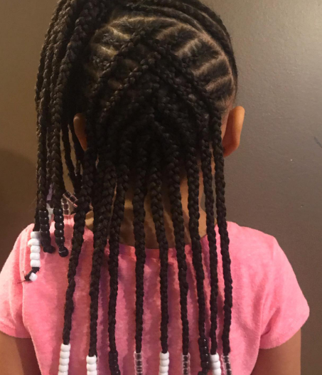 Cornrows Braids Little Black Girl Hairstyle
