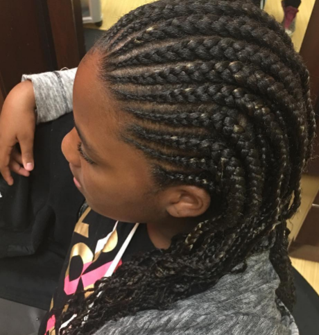 Cornrows Little Black Girl Hairstyle