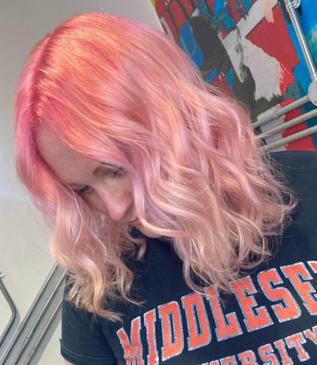 Crazy Pastel Pink Hair