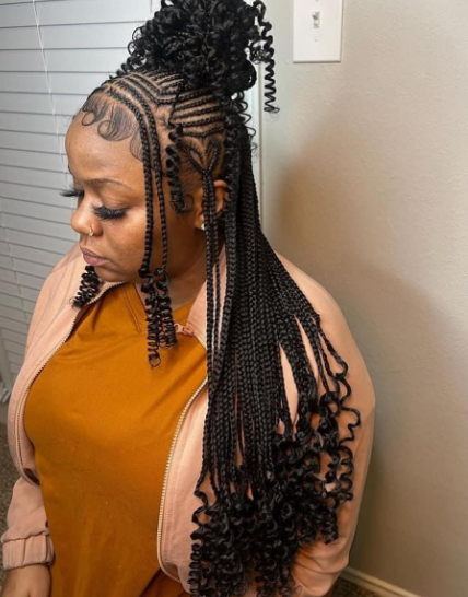 Creative Prom Hairstyle For Black Girls