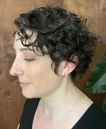 Curly Pixie Hairstyles For Short Curly Hair