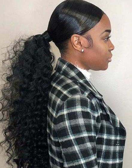 Curly Ponytail Hairstyles