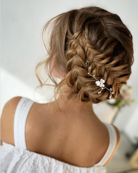 Double Fishtail Prom Hairstyles