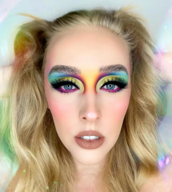 Drag Rainbow Makeup Looks