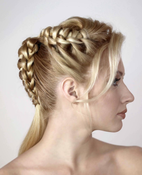 Dutch Easy Ponytail Hairstyle