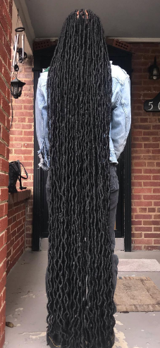 Extra Long Soft And Distressed Faux Locs