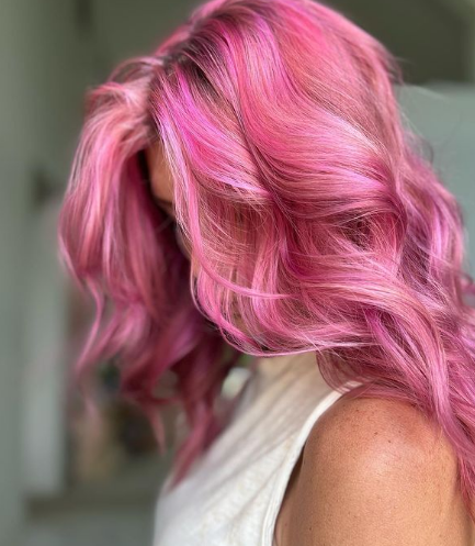 Glow Pastel Pink Hair