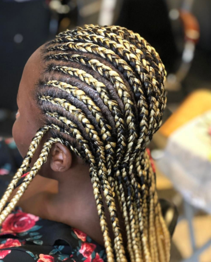 Goddess Cornrow Hairstyle For Black Kids