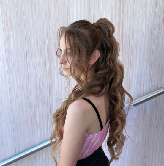 Gorgeous Half Up Half Down Hairstyle