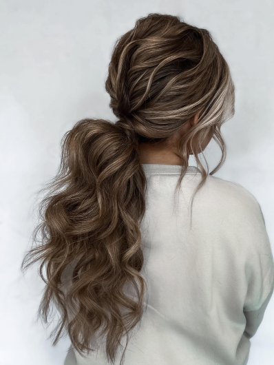 High And Low Easy Ponytail Hairstyle Ideas