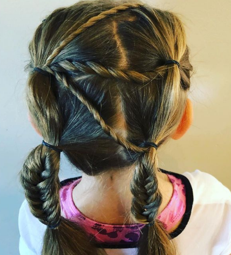 Holiday Braid Little Girl Hairstyle