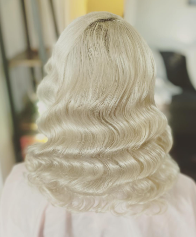 Icy Waves Vintage Retro Hairstyle