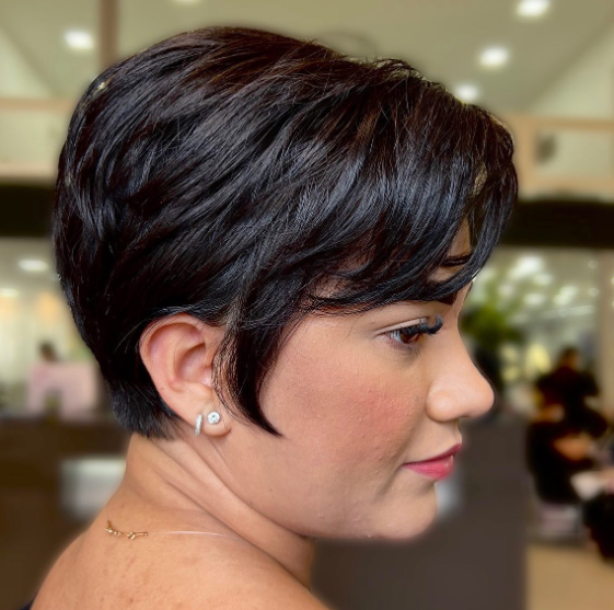 Lace Pixie Cut Hairstyle