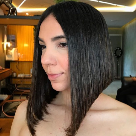 Lined And Inverted Bob Haircut