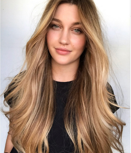 Long And Wavy With Honey Blonde Hair