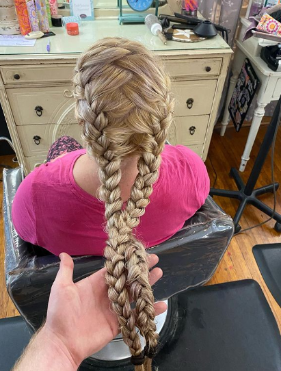 Long Two Braids Hairstyle